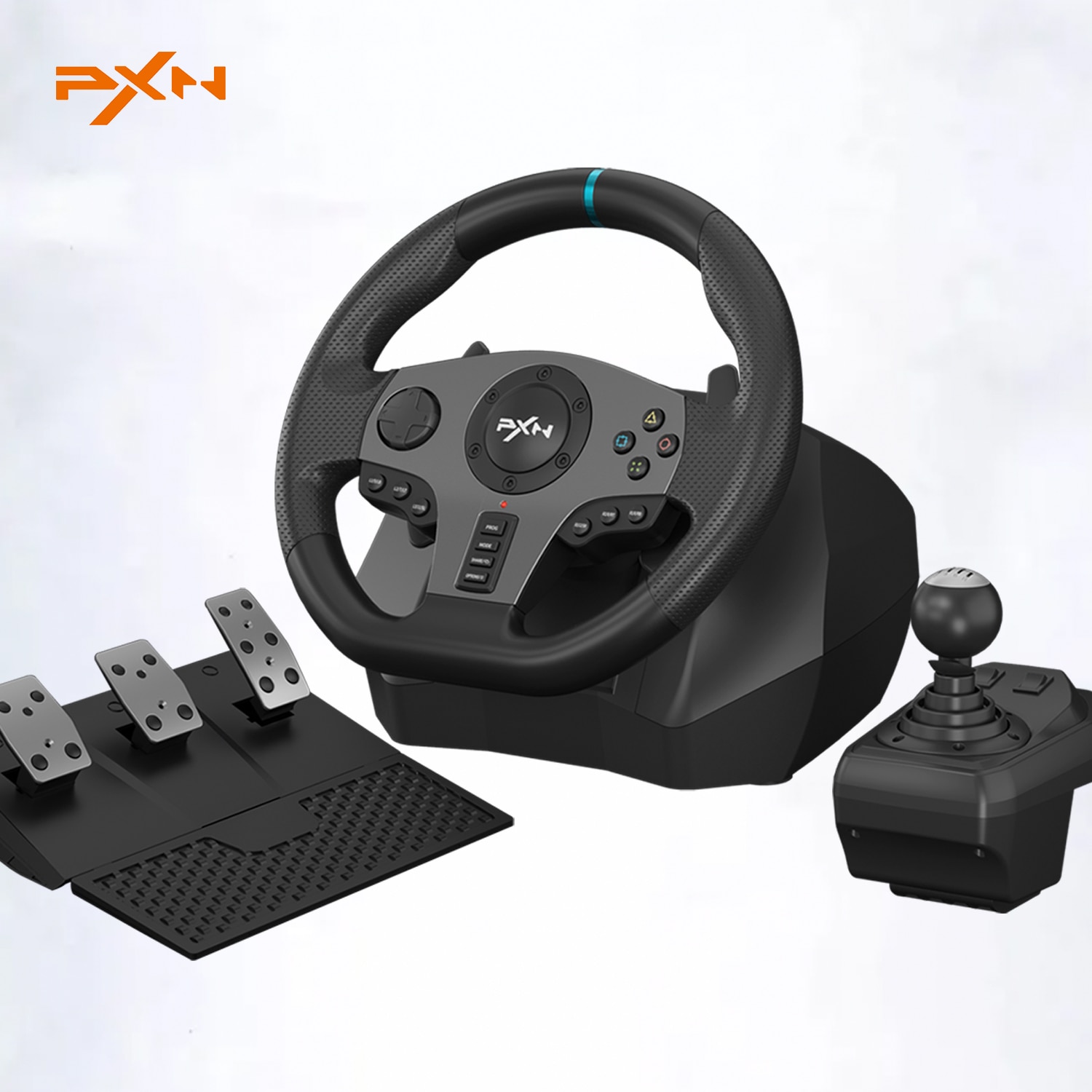 Gaming Steering Wheel PXN V9 Volante PC Gaming Racing Wheel for PS4/PS3/Xbox One/Android TV/Nintendo Switch/Xbox Series S/X