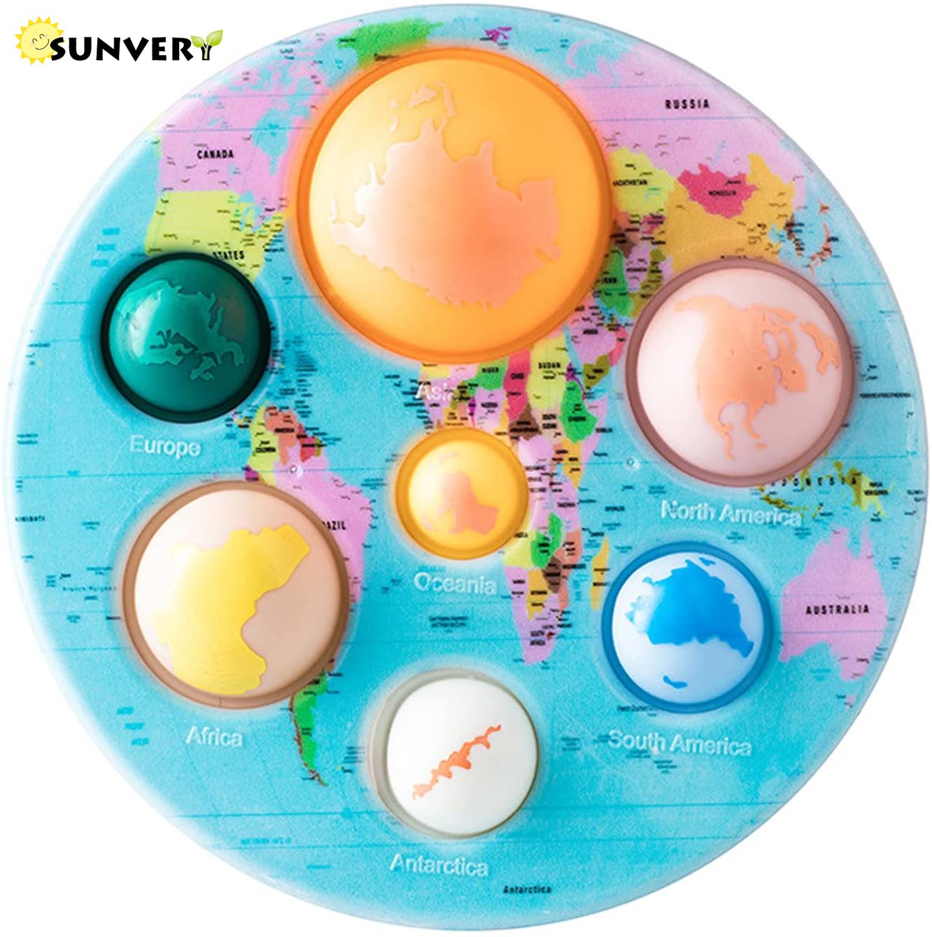 8 Planets Simple Dimple Fidget Toy Simpl dimmer Sensory Push Game Astronomical Trend Autism Toy for ADHD Autism Kids Gift 2021