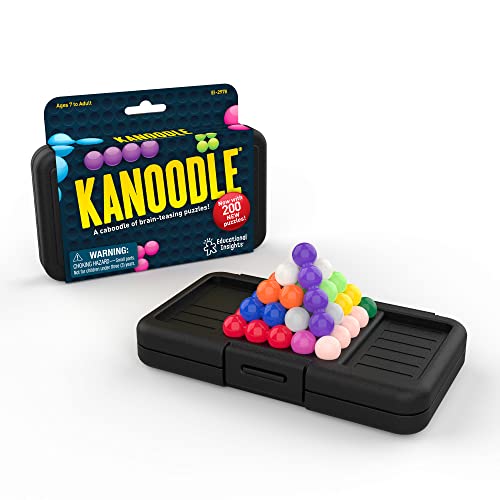 Educational Insights Kanoodle 3D Brain Teaser Puzzle Game, Featuring 200 Challenges, Stocking Stuffer, Gift for Ages 7+