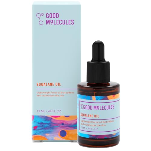 Good Molecules Squalane Oil - Moisturizer for Face, Skin, and Hair, Plumping, Firming, Anti-Aging - Skincare for Face to Hydrate and Calm the Skin
