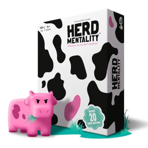 Herd Mentality Board Game: The Udderly Hilarious Family Game | Fun for The Whole Family | 4-20 Players