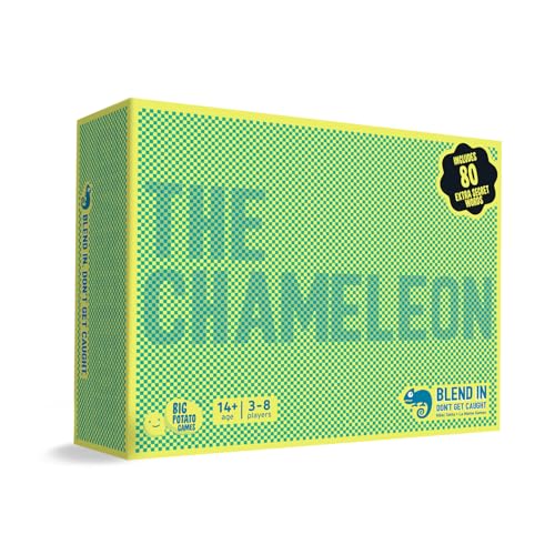 The Chameleon: A Spot-The-Imposter Board Game for Families & Friends | Includes 80 Extra Secret Words