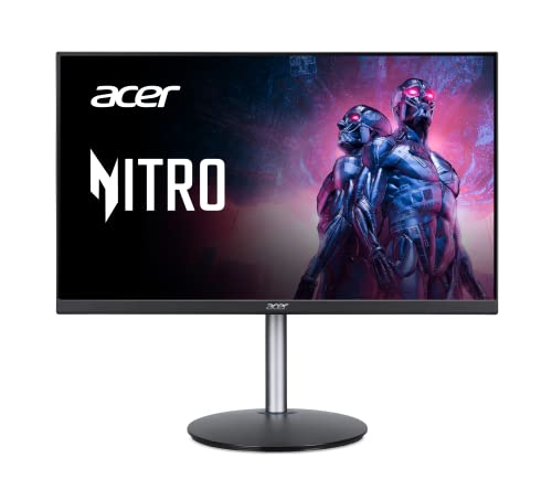 Acer Nitro XFA243Y Sbiipr 23.8” Full HD (1920 x 1080) VA Gaming Monitor | AMD FreeSync Premium Technology | 165Hz Refresh Rate | 1ms VRB | HDR 10 | 1 Display Port 1.2 & 2 HDMI 2.0 Ports,Black