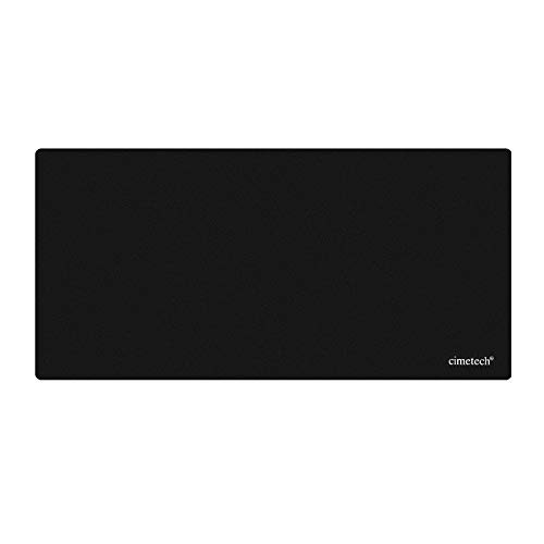Cimetech Gaming Mouse Pad XXL - Boost Your Gaming Performance and Comfort, Superfine Fiber Desktop Extended Large Mouse Pad Waterproof Keyboard Mat with Non-Slip Base - Black