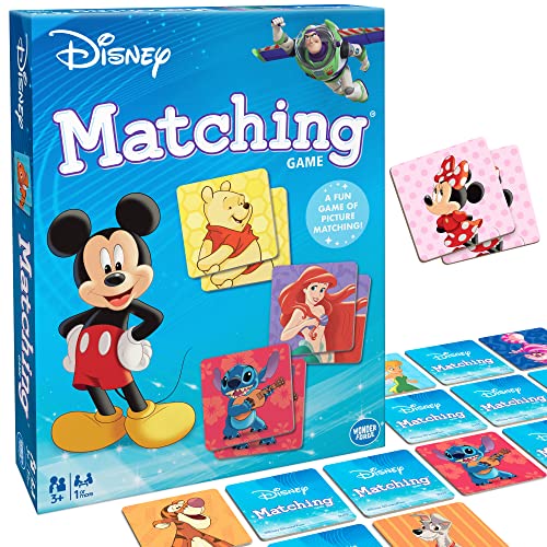 Disney Classic Characters Matching Game by Wonder Forge | For Boys & Girls Age 3 to 5 | A Fun & Fast Disney Memory Game for Kids | Mickey Mouse, Minnie Mouse, Donald Duck, Blue
