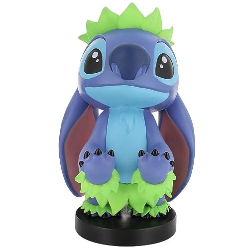 Exquisite Gaming: Lilo & Stich: Hula Stitch - Original Gaming Controller & Phone Holder, Device Stand, Cable Guys, Disney Classics Licensed Figure