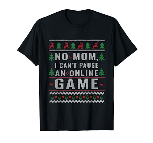 Funny Online Game Ugly Christmas Design Gamer Gaming T-Shirt