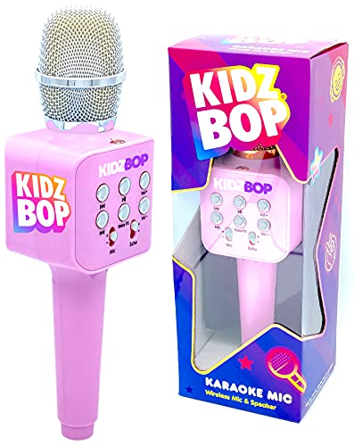 Move2Play, Kidz Bop Karaoke Microphone | The Hit Music Brand for Kids | Birthday Gift for Girls and Boys | Toy for Kids Ages 4, 5, 6, 7, 8+ Years Old