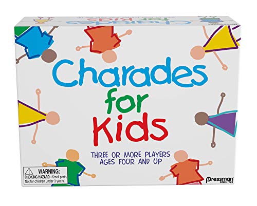Pressman Charades for Kids - The 'No Reading Required' Family Game, 5"