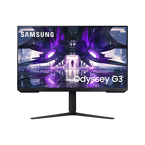 SAMSUNG 32" Odyssey G32A FHD 1ms 165Hz Gaming Monitor with Eye Saver Mode, Free-Sync Premium, Height Adjustable Screen for Gamer Comfort, VESA Mount Capability (LS32AG320NNXZA)