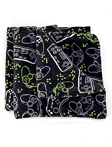 Tstars Gaming Kids Blanket for Boys Gamer Gifts Video Game Controller Throw Blankets 50 in X 60 in