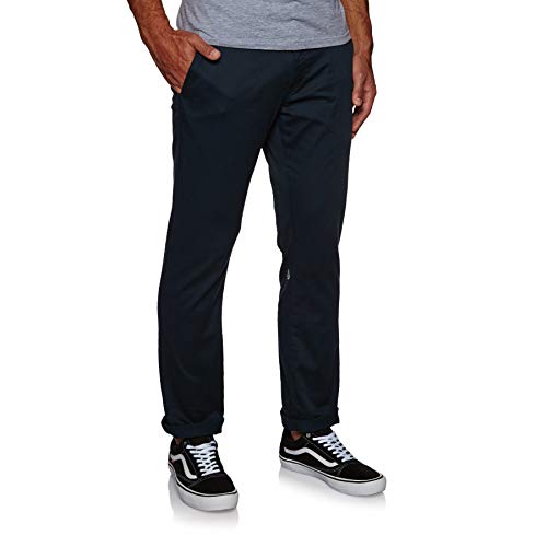 Volcom Men's Frickin Modern Fit Stretch Chino Pant, Dark Navy, 32W x 32L